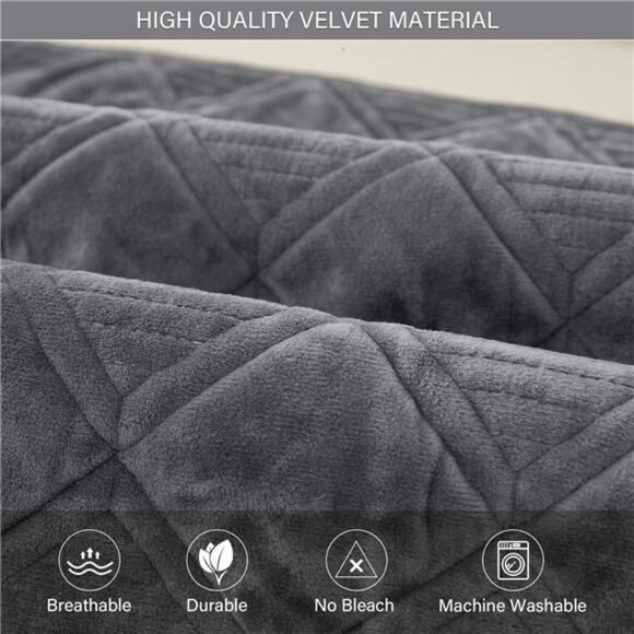 Deep Dream Couch Cover, Sectional Couch Cover, 1 Piece Armrest Covers, Backrest - Picture 2 of 7